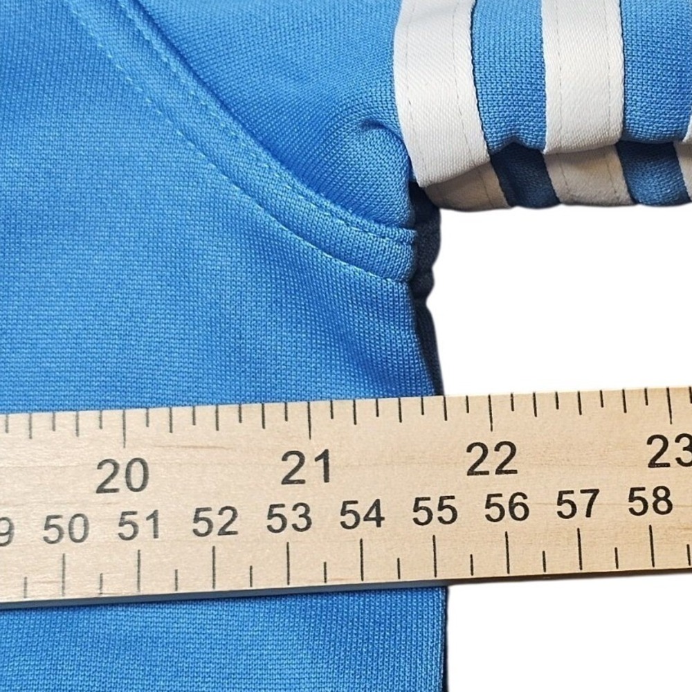 Adidas Pullover Mens Medium Blue Climalite 1/4 Zip Golf Sweatshirt Long Sleeve - Picture 6 of 10